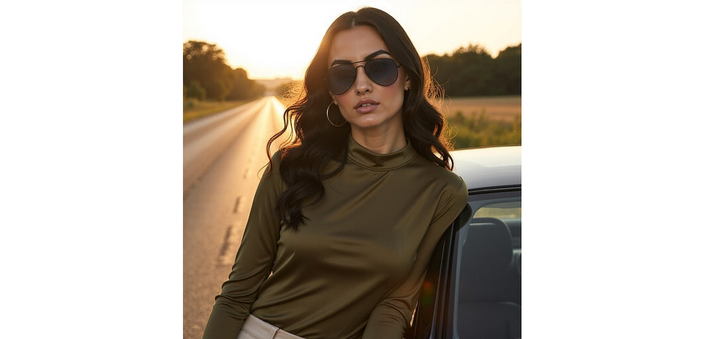 Aviator Sunglasses-Frame Aviator--SG Aviator Sunglasses-Frame Aviator--SG