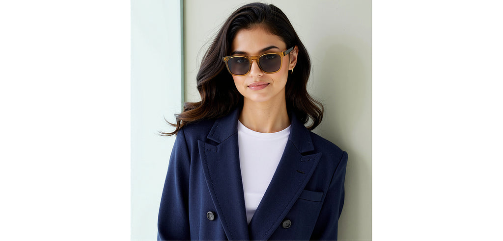 John Jacobs Sunglasses-Frame Rectangle--SG John Jacobs Sunglasses-Frame Rectangle--SG