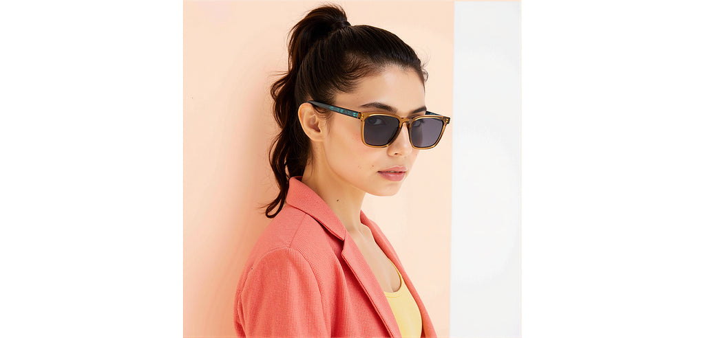 John Jacobs Sunglasses-Frame Rectangle--SG John Jacobs Sunglasses-Frame Rectangle--SG