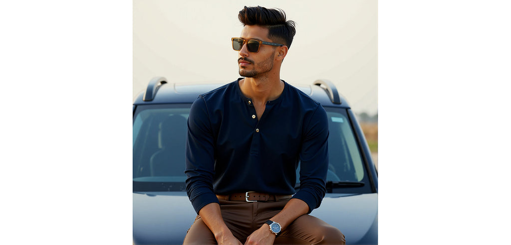 John Jacobs Sunglasses-Frame Rectangle--SG John Jacobs Sunglasses-Frame Rectangle--SG