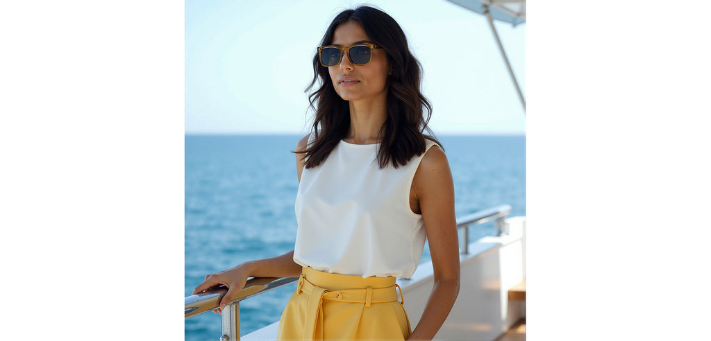 John Jacobs Sunglasses-Frame Rectangle--SG John Jacobs Sunglasses-Frame Rectangle--SG