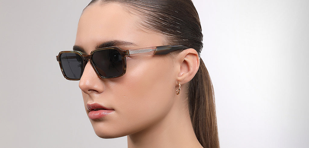 John Jacobs Sunglasses-Frame Rectangle--SG John Jacobs Sunglasses-Frame Rectangle--SG