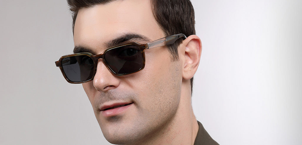 John Jacobs Sunglasses-Frame Rectangle--SG John Jacobs Sunglasses-Frame Rectangle--SG