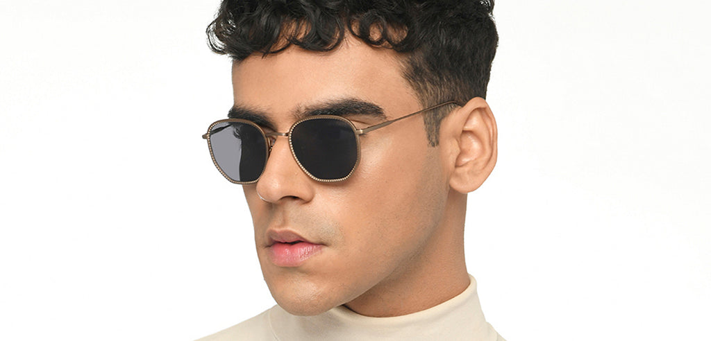 John Jacobs Sunglasses-Frame Hexagonal--SG John Jacobs Sunglasses-Frame Hexagonal--SG