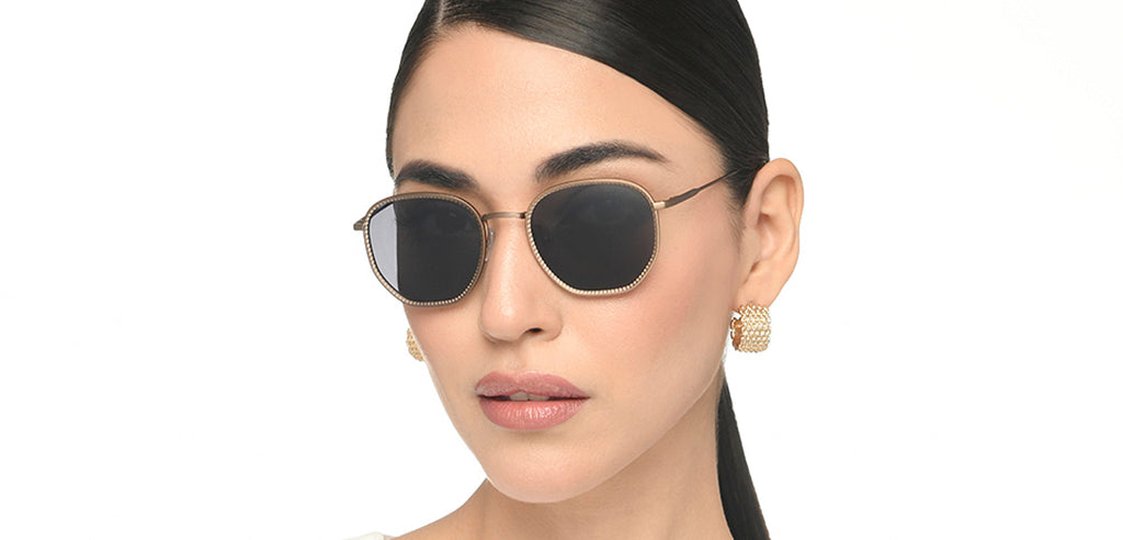 John Jacobs Sunglasses-Frame Hexagonal--SG John Jacobs Sunglasses-Frame Hexagonal--SG