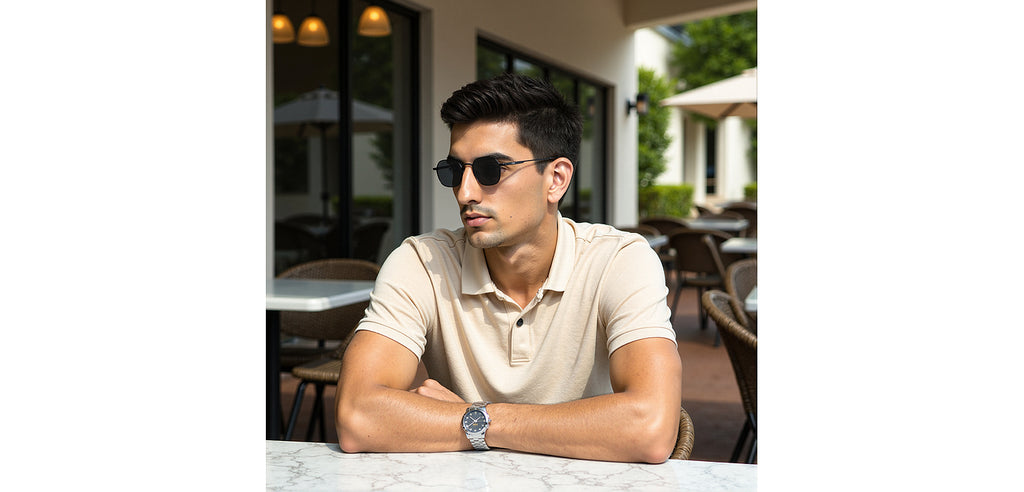 Polarized Sunglasses-Frame Geometric--SG Polarized Sunglasses-Frame Geometric--SG