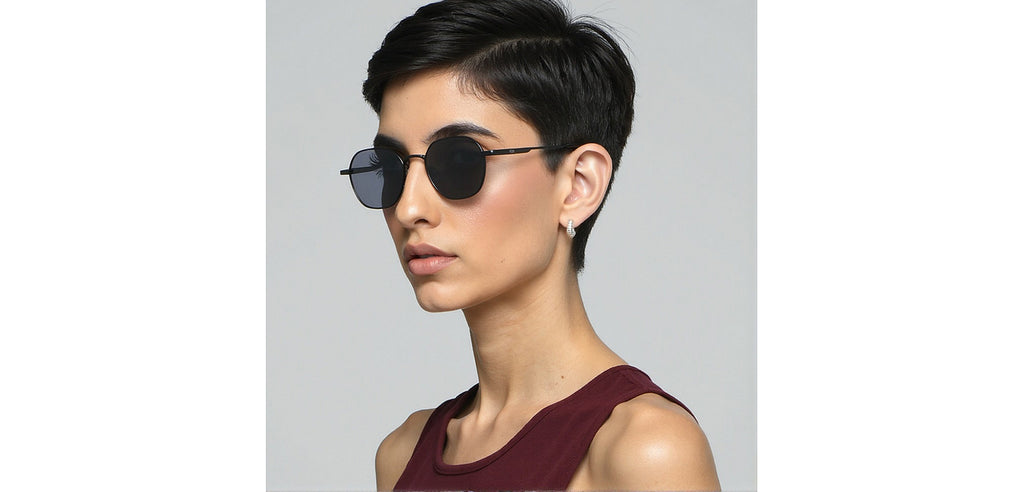 Polarized Sunglasses-Frame Geometric--SG Polarized Sunglasses-Frame Geometric--SG