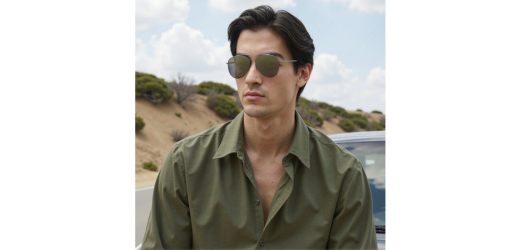 Aviator Sunglasses-Frame Aviator--SG Aviator Sunglasses-Frame Aviator--SG