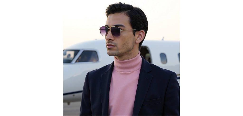 John Jacobs Sunglasses-Frame Aviator--SG John Jacobs Sunglasses-Frame Aviator--SG