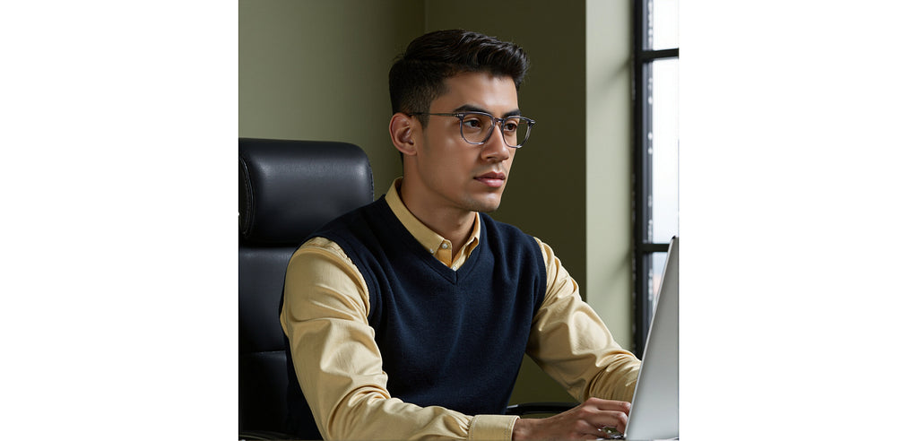 Vincent Chase Eyeglasses-Frame Geometric--EG Vincent Chase Eyeglasses-Frame Geometric--EG