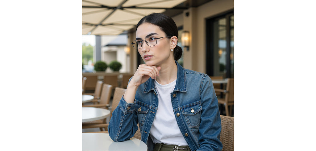 Vincent Chase Eyeglasses-Frame Geometric--EG Vincent Chase Eyeglasses-Frame Geometric--EG