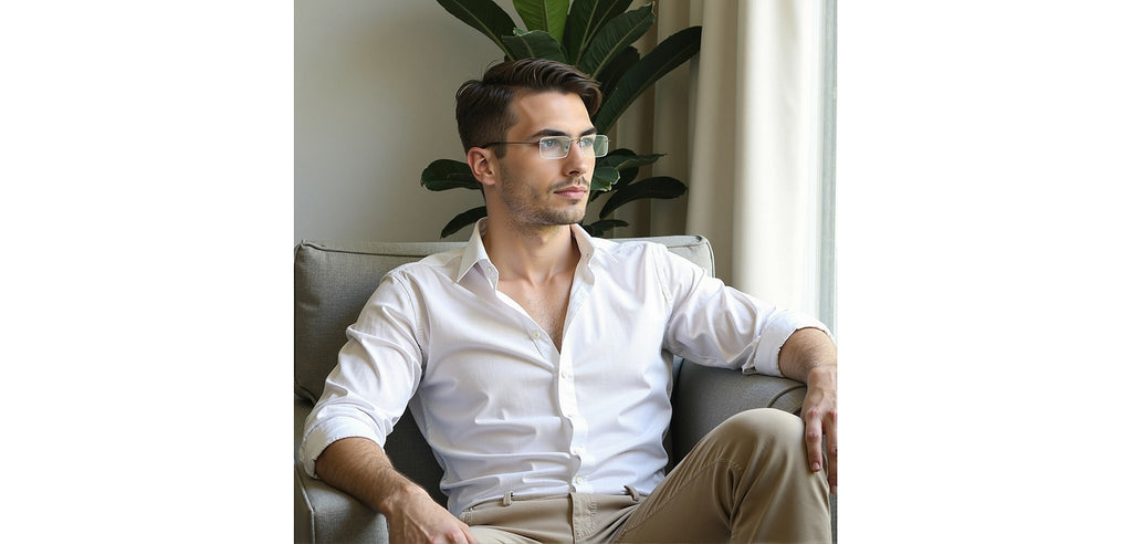 Vincent Chase Eyeglasses-Frame Rectangle--EG Vincent Chase Eyeglasses-Frame Rectangle--EG