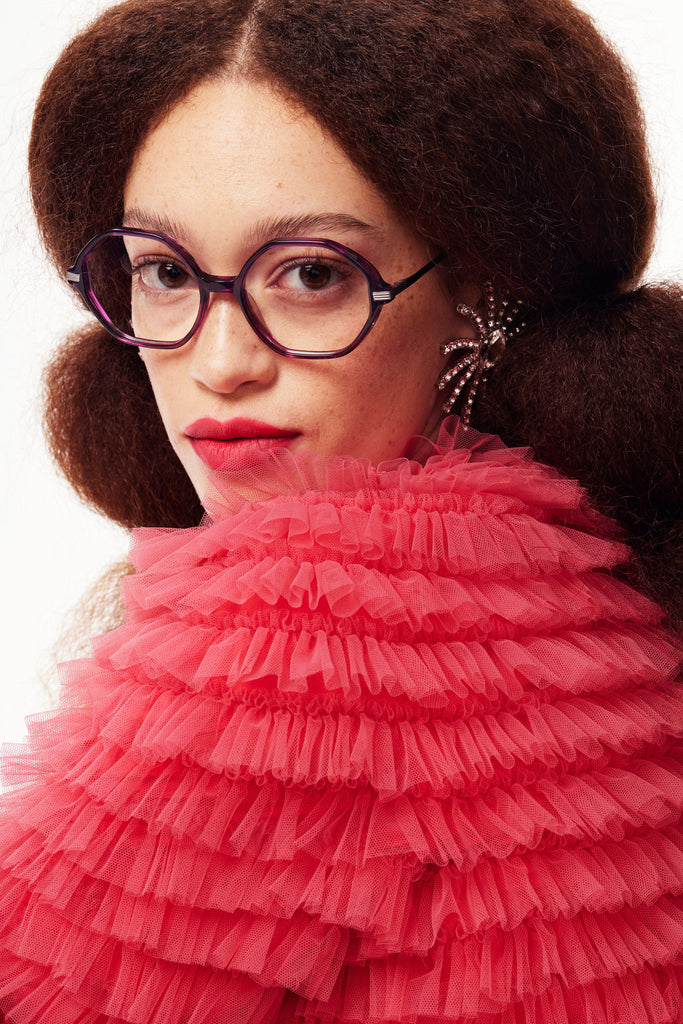 Women Eyeglasses-Frame Hexagonal--EG Women Eyeglasses-Frame Hexagonal--EG