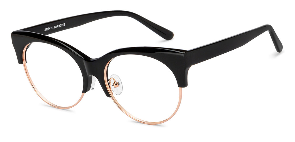 John Jacobs Eyeglasses-Frame Cat Eye--EG John Jacobs Eyeglasses-Frame Cat Eye--EG