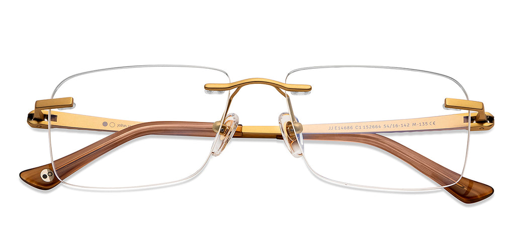John Jacobs Eyeglasses-Frame Rectangle--EG John Jacobs Eyeglasses-Frame Rectangle--EG