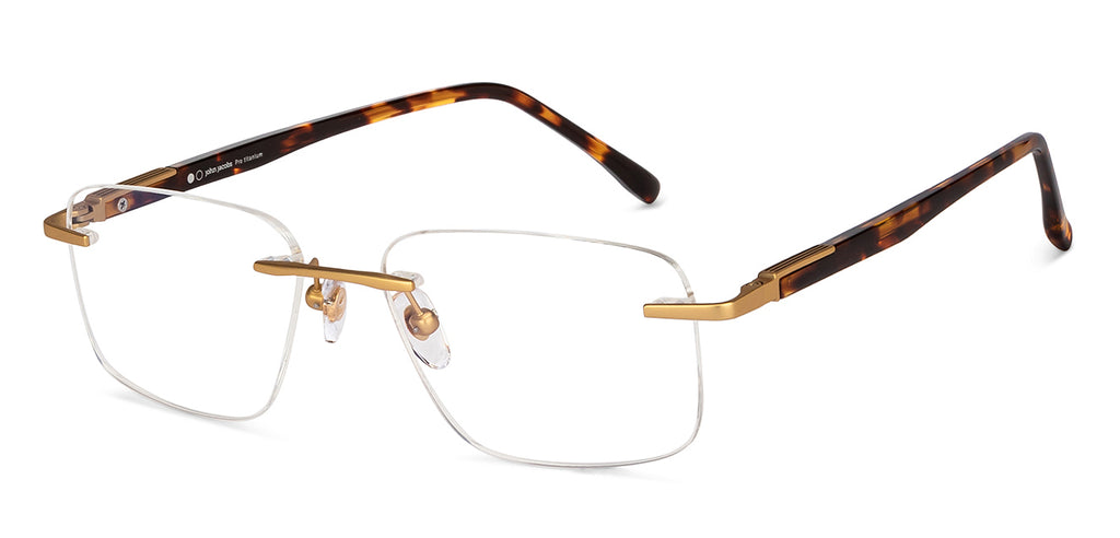 John Jacobs Eyeglasses-Frame Rectangle--EG John Jacobs Eyeglasses-Frame Rectangle--EG