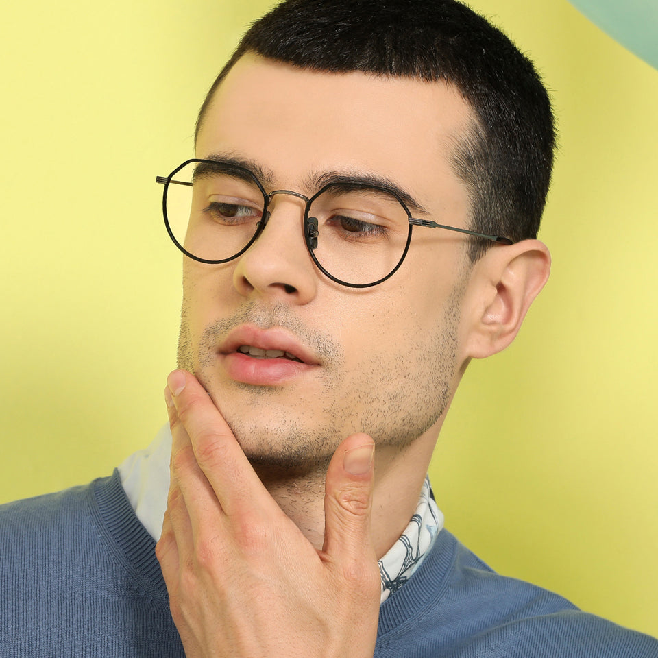 Eyeglasses-Frame Hexagonal--EG Eyeglasses-Frame Hexagonal--EG