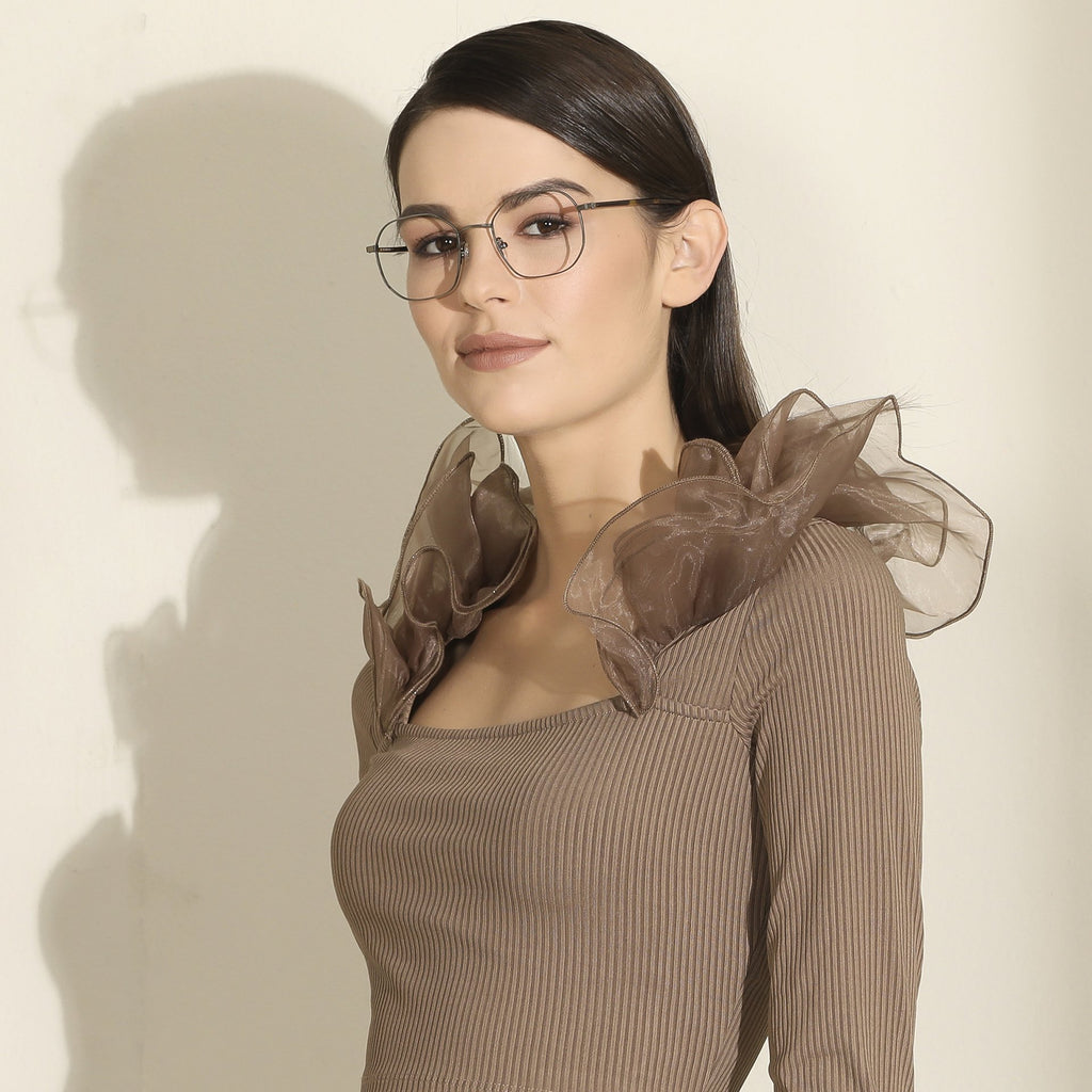 John Jacobs Eyeglasses-Frame Hexagonal--EG John Jacobs Eyeglasses-Frame Hexagonal--EG