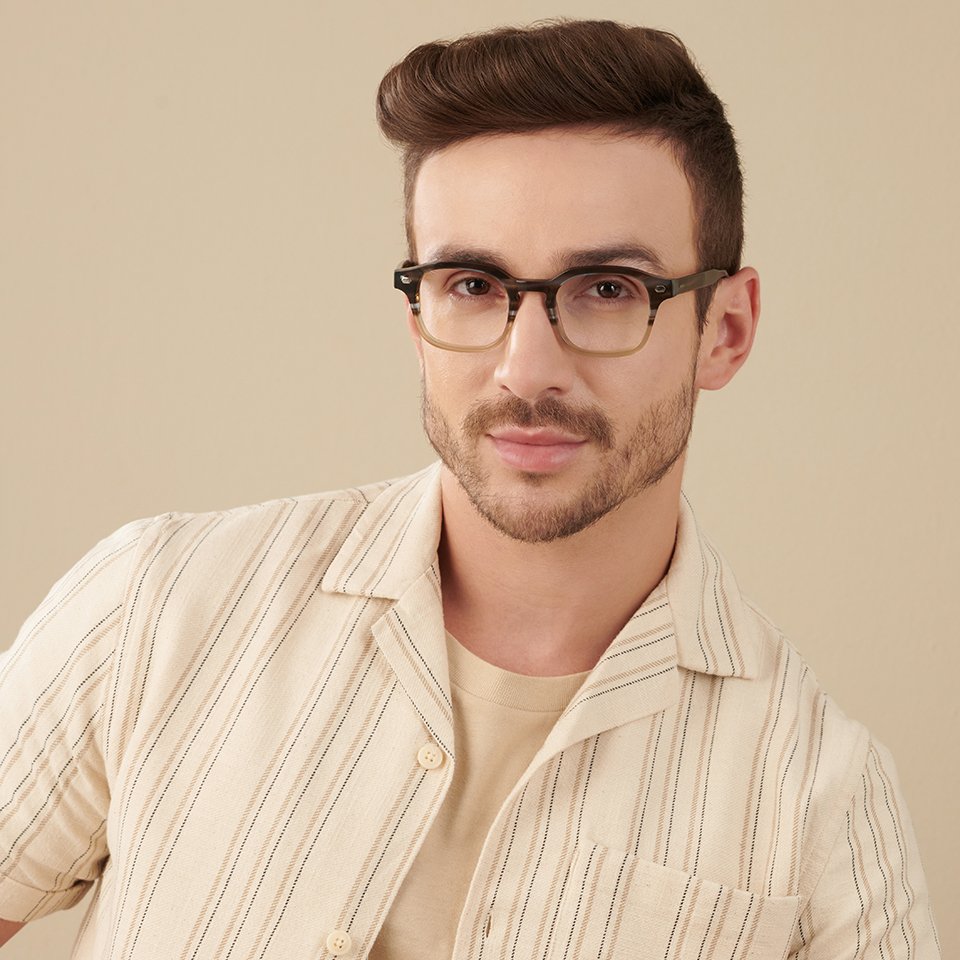 John Jacobs Eyeglasses-Frame Wayfarer--EG John Jacobs Eyeglasses-Frame Wayfarer--EG