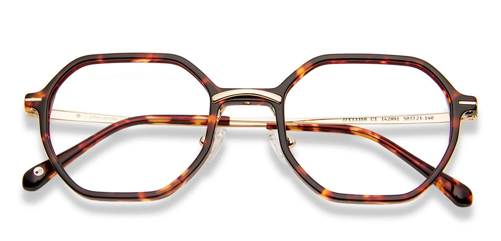 John Jacobs Eyeglasses-Frame Hexagonal--EG John Jacobs Eyeglasses-Frame Hexagonal--EG