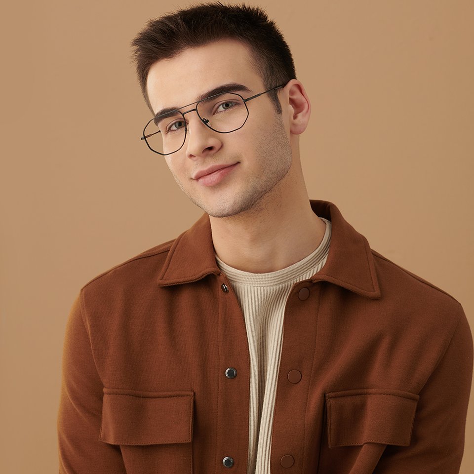 John Jacobs Eyeglasses-Frame Aviator--EG John Jacobs Eyeglasses-Frame Aviator--EG