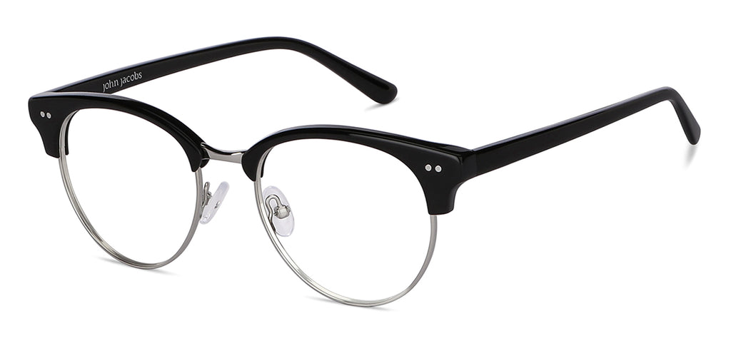 John Jacobs Eyeglasses-Frame Clubmaster--EG John Jacobs Eyeglasses-Frame Clubmaster--EG