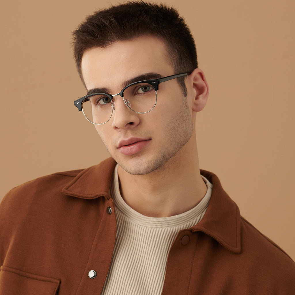 John Jacobs Eyeglasses-Frame Clubmaster--EG John Jacobs Eyeglasses-Frame Clubmaster--EG