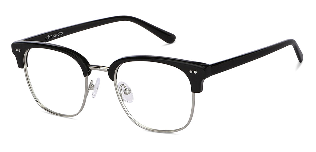 John Jacobs Eyeglasses-Frame Clubmaster--EG John Jacobs Eyeglasses-Frame Clubmaster--EG