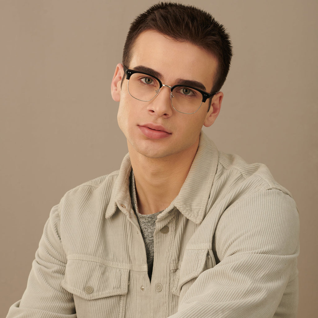 John Jacobs Eyeglasses-Frame Clubmaster--EG John Jacobs Eyeglasses-Frame Clubmaster--EG