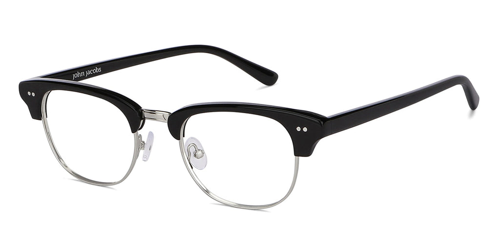 John Jacobs Eyeglasses-Frame Clubmaster--EG John Jacobs Eyeglasses-Frame Clubmaster--EG
