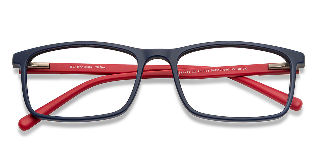 John Jacobs Eyeglasses-Frame Rectangle--EG John Jacobs Eyeglasses-Frame Rectangle--EG