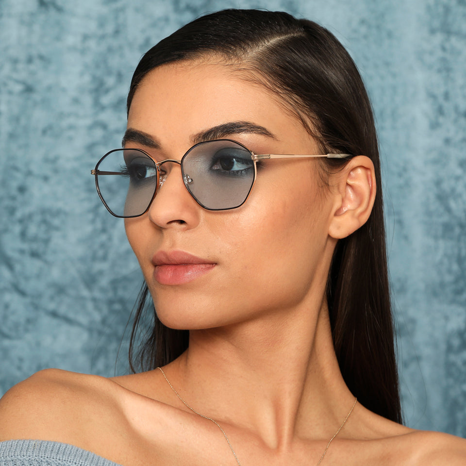 Sunglasses For Men-Frame Hexagonal--SG Sunglasses For Men-Frame Hexagonal--SG