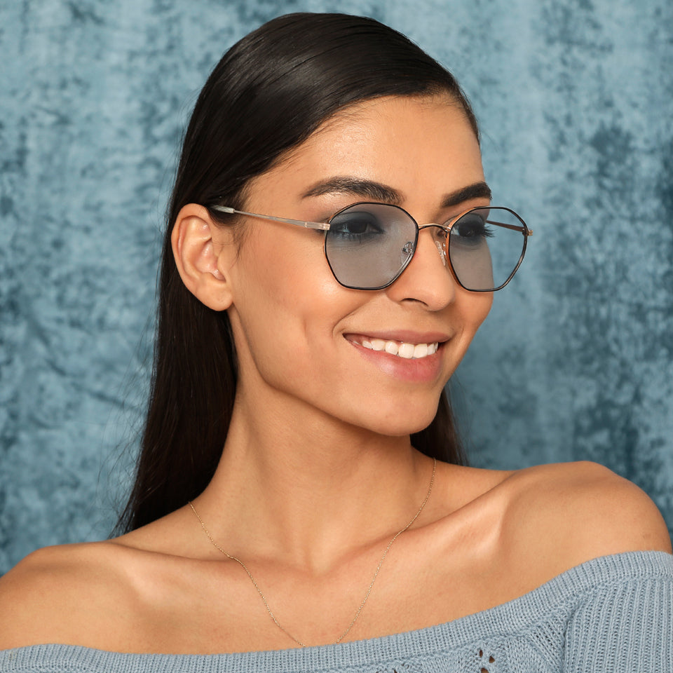 Sunglasses For Men-Frame Hexagonal--SG Sunglasses For Men-Frame Hexagonal--SG