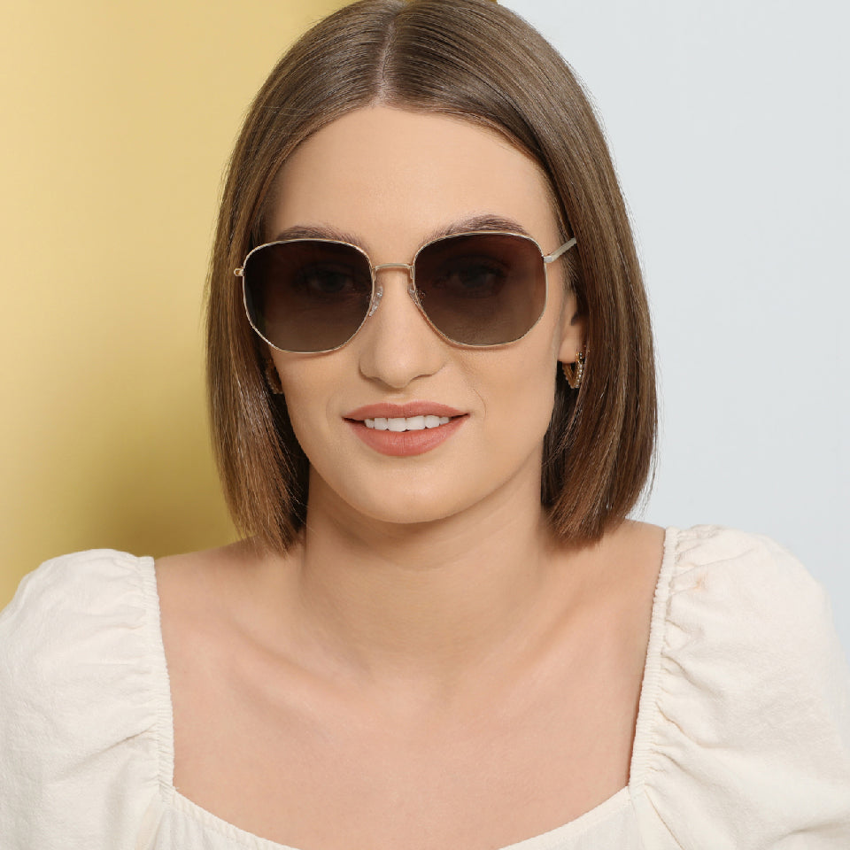 John Jacobs Sunglasses-Frame Hexagonal--SG John Jacobs Sunglasses-Frame Hexagonal--SG