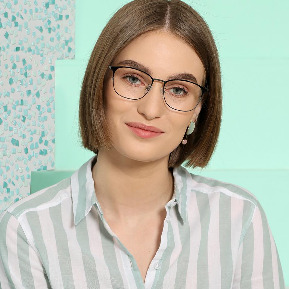 Women Eyeglasses-Frame Square--EG Women Eyeglasses-Frame Square--EG