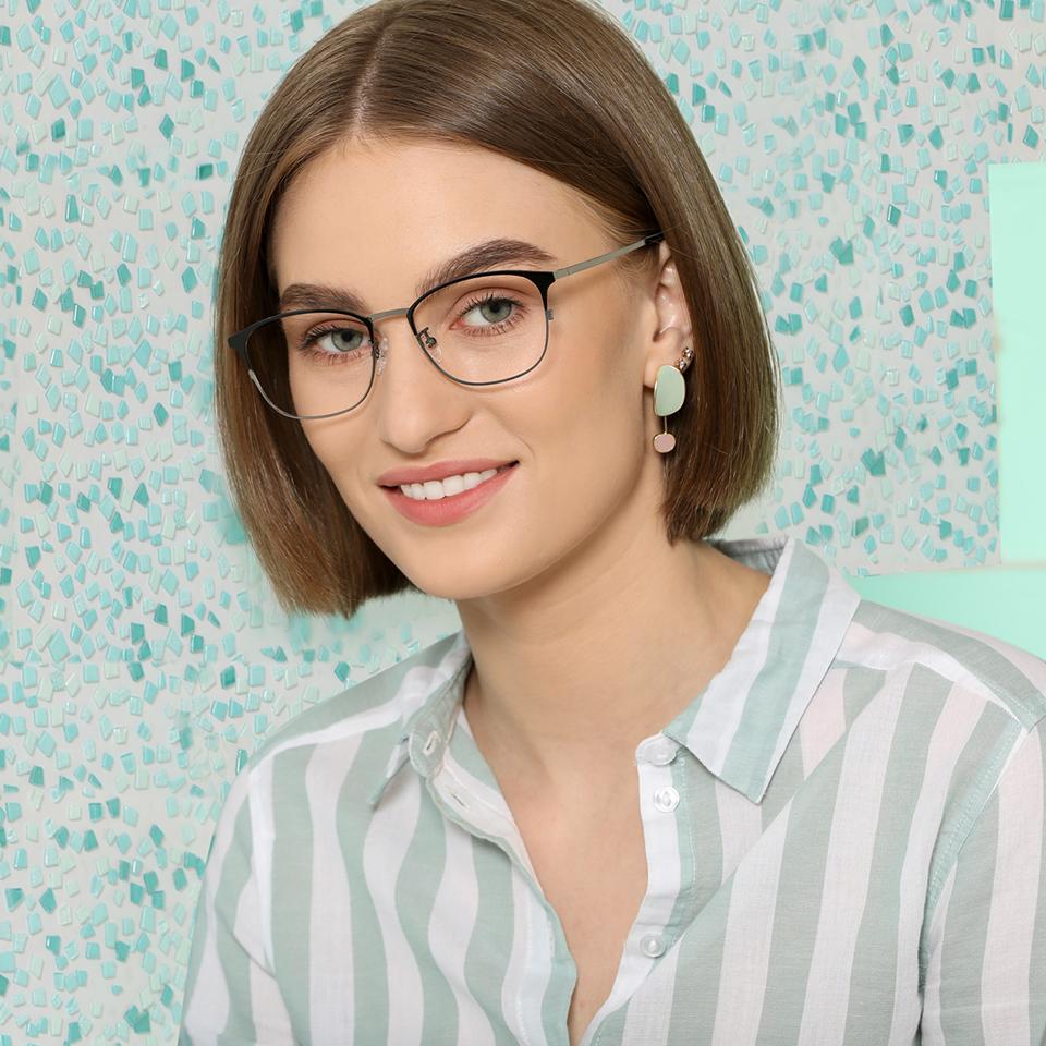 Women Eyeglasses-Frame Square--EG Women Eyeglasses-Frame Square--EG