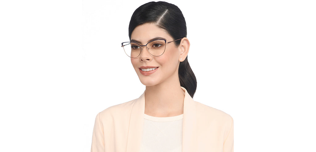 Vincent Chase Eyeglasses-Frame Cat Eye--EG Vincent Chase Eyeglasses-Frame Cat Eye--EG