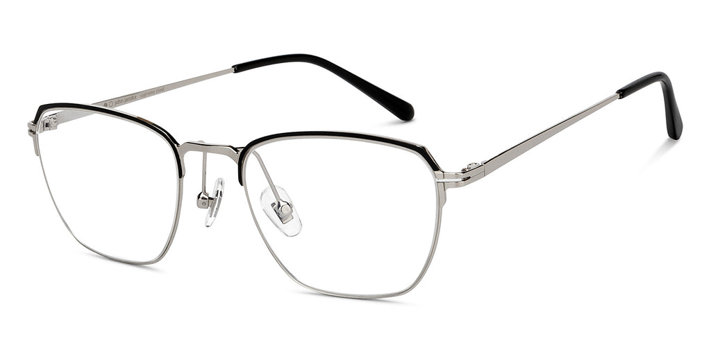 John Jacobs Eyeglasses-Frame Rectangle--EG John Jacobs Eyeglasses-Frame Rectangle--EG