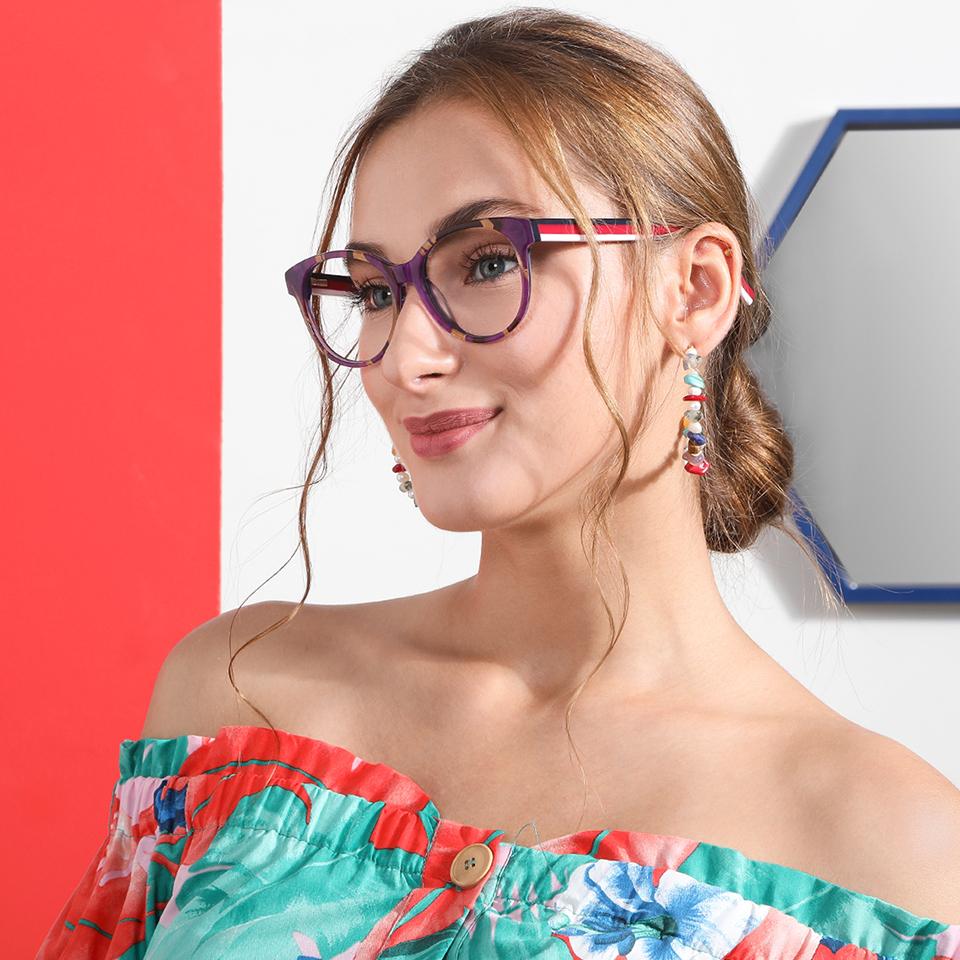 Vincent Chase Eyeglasses-Frame Cat Eye--EG Vincent Chase Eyeglasses-Frame Cat Eye--EG