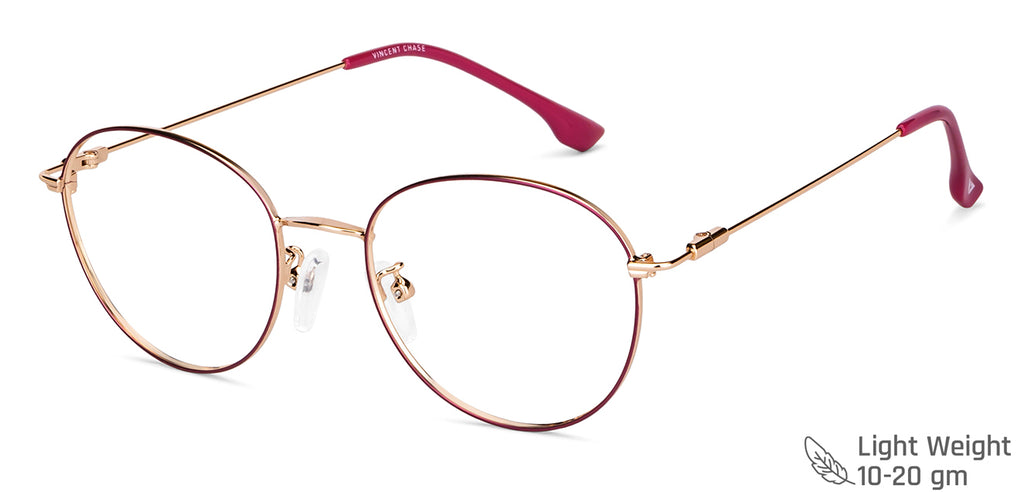 Vincent Chase Eyeglasses-Frame Round--EG Vincent Chase Eyeglasses-Frame Round--EG