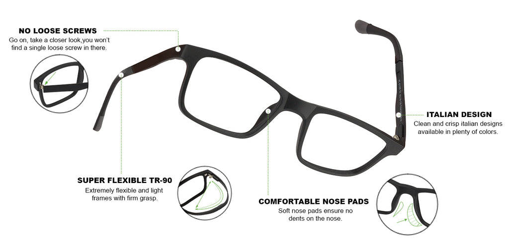 Eyeglasses-Frame Rectangle--EG Eyeglasses-Frame Rectangle--EG