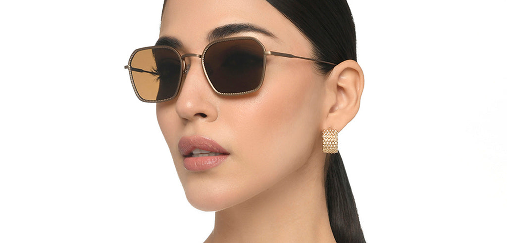 John Jacobs Sunglasses-Frame Hexagonal--SG