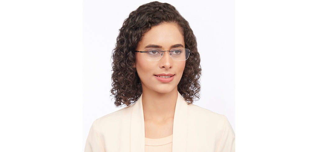 Rectangle Eyeglasses-Frame Rectangle--EG