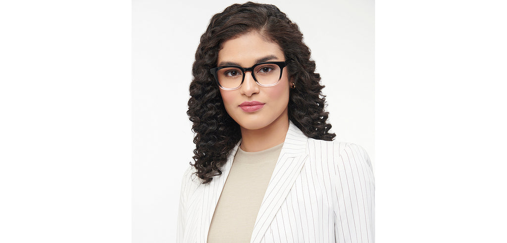 Dual Tone-Frame Wayfarer--EG