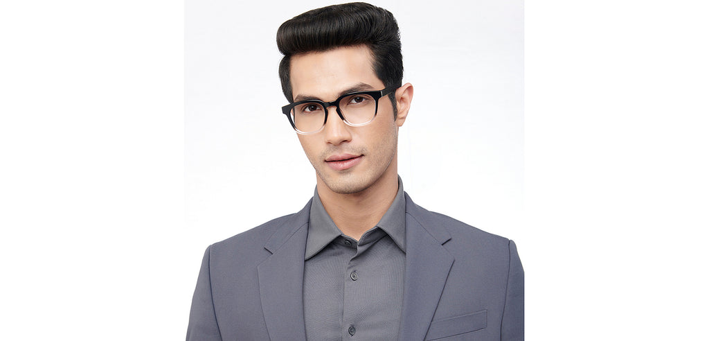 Dual Tone-Frame Wayfarer--EG