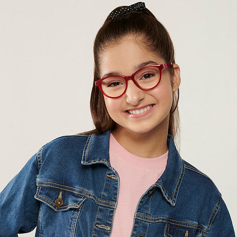 Dual Tone-Frame Cat Eye--EG