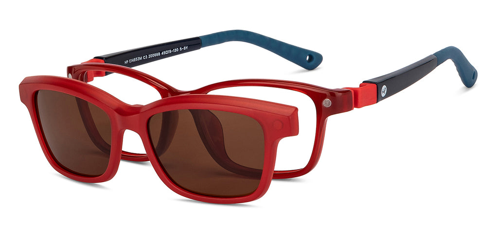 Magnetic Clip On Glasses-Frame Rectangle--EG