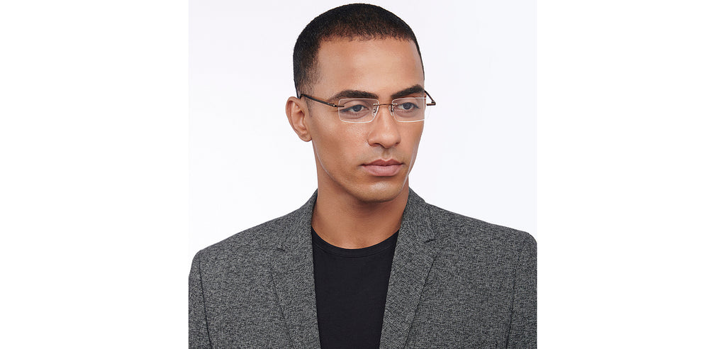 Rectangle Eyeglasses-Frame Rectangle--EG