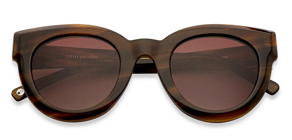 John Jacobs Sunglasses-Frame Cat Eye--SG