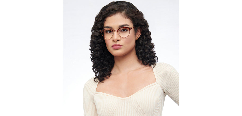 Dual Tone-Frame Clubmaster--EG